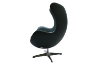 Кресло дизайнерское Egg Chair FR 0569 Кожа зеленая