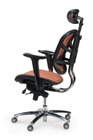 Офисное кресло СТАРТРЕК, ткань-сетка, оранжевый
