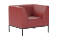 Мягкое кресло Ультра Экокожа Euroline 960 (красная)