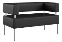 Коллекция мягкой мебели МС Модульная система Экокожа Euroline 9100 (черная)
