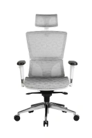 Офисное кресло A8, сетка, серый