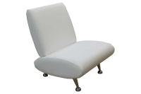 Мягкое кресло Клерк 7 kle7-k Экокожа Экотекс 3002 (белая)
