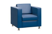 Кресло мягкое Born BR-01 Экокожа Oregon 3 (синяя)