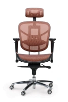 Офисное кресло СТАРТРЕК, ткань-сетка, оранжевый