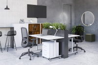 Офисная мебель для персонала Имаго-Mobile Белый