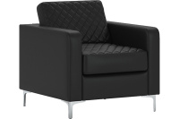 Мягкое кресло Актив 7050918 Экокожа Euroline 9100 (черная)