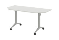 Столы для учебного центра X-Pull Белый бриллиант/Серый металл