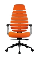 Офисное кресло SHARK, ткань, оранжевый