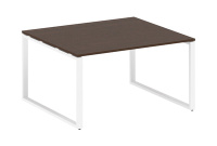 Столы для переговоров Metal system style Венге Цаво/Белый металл