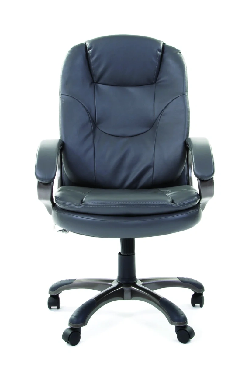 Офисное кресло CHAIRMAN 668, экокожа, серый