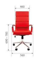 Офисное кресло CHAIRMAN 750, экокожа, серый