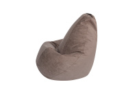 Бескаркасное кресло Мешок Груша 2XL 5022631 Ткань велюр бежевый Бескаркасное кресло Мешок Груша 2XL 5022631 Ткань велюр бежевый