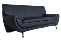 Коллекция мягкой мебели Орион Экокожа Euroline 9100 (черная)