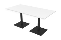 Стол обеденный Extend 21EXTEND.120 Белый/Черный металл