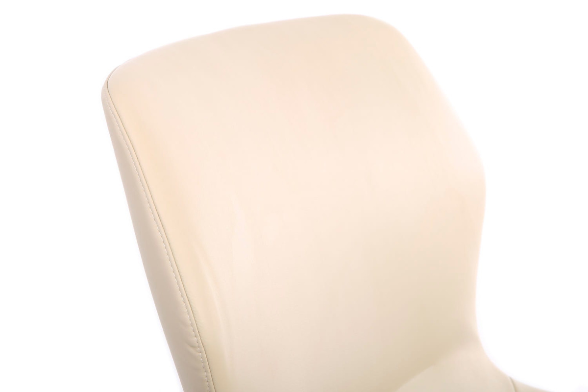 Кресло дизайнерское с оттоманкой RV Design Selin Кожа светло-бежевая
