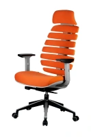 Офисное кресло SHARK, ткань, оранжевый