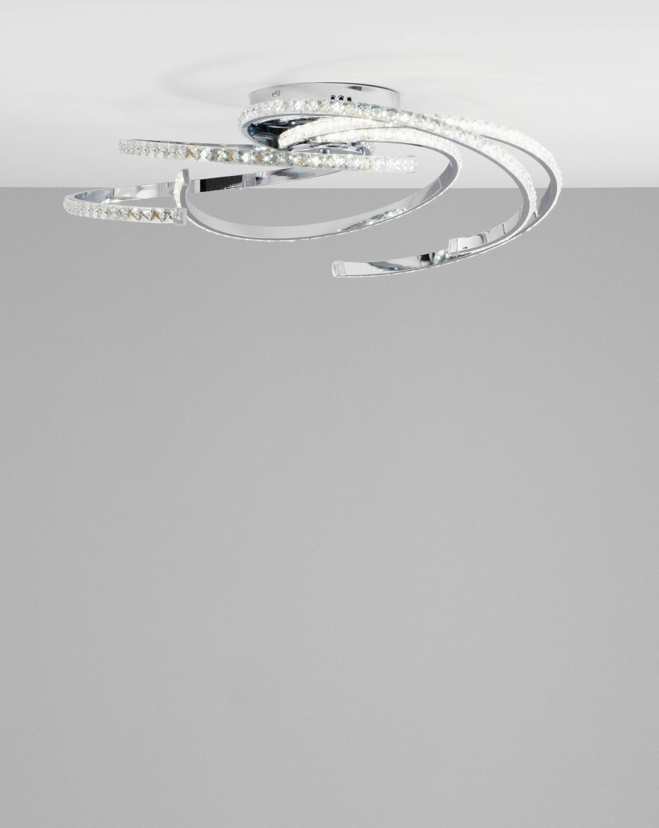 Светодиодная потолочная люстра с пультом Moderli V2785-CL Ello