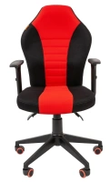 Геймерское кресло CHAIRMAN Game 8, ткань TW, черный/красный