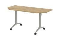 Столы для учебного центра X-Pull Тиквуд светлый/Серый металл