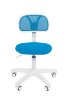 Офисное кресло Chairman 250 Россия белый пластик TW голубой