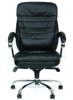 Офисное кресло CHAIRMAN 795, натуральная кожа, черный