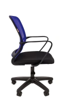 Офисное кресло CHAIRMAN 698LT, ткань стандарт/сетчатый акрил, синий