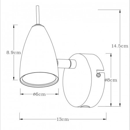 Спот Arte Lamp A1966AP-1GY Regista Спот Arte Lamp A1966AP-1GY Regista