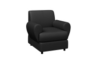 Мягкое кресло Матрикс М1-2 Экокожа Экотекс 3001 (черная)