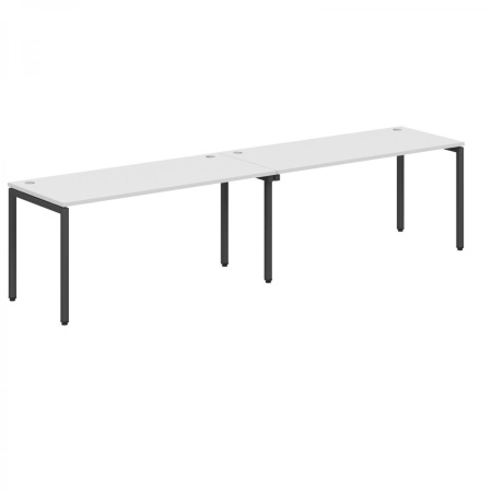 Стол 2-х местный XWST 3270 Белый/Антрацит 1600х700х750 XTEN-S