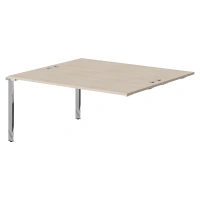 Стол промежуточный XTEN GLOSS 160х140, Бук Тиара/Нержавеющая сталь Стол промежуточный XTEN GLOSS 160х140, Бук Тиара/Нержавеющая сталь