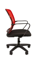 Офисное кресло CHAIRMAN 698LT, ткань стандарт/сетчатый акрил, красный