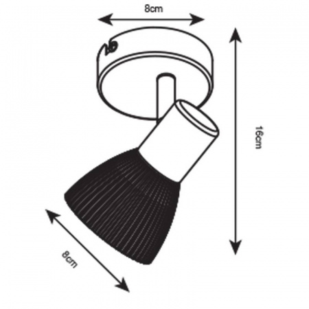 Спот Arte Lamp A5062AP-1AB Parry Спот Arte Lamp A5062AP-1AB Parry