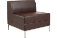 Мягкое кресло без подлокотников M9-1D Экокожа Art-Vision 142 (темно-коричневая)