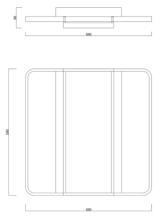Светильник потолочный светодиодный Moderli V1062-CL Criteo LED*75W