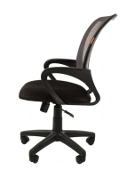 Офисное кресло CHAIRMAN 969, ткань TW/сетчатый акрил, черный/серый