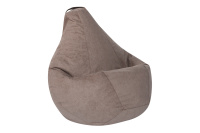 Бескаркасное кресло Мешок Груша 3XL 5022641 Ткань велюр бежевый Бескаркасное кресло Мешок Груша 3XL 5022641 Ткань велюр бежевый