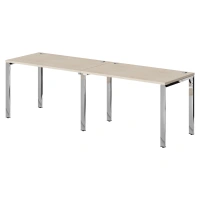 Стол 2-х местный XTEN GLOSS 240х70, Бук Тиара/Нержавеющая сталь Стол 2-х местный XTEN GLOSS 240х70, Бук Тиара/Нержавеющая сталь