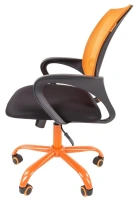 Офисное кресло CHAIRMAN 696/CMet, ткань TW/сетчатый акрил, оранжевый