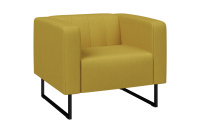 Мягкое кресло Кейс КС1-60 Ткань-Шенилл Lounge 26 желтый