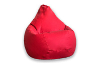 Бескаркасное кресло Мешок Груша XL 5002321 Ткань Фьюжн красная