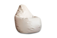Бескаркасное кресло Мешок Груша 3XL 5011041 Экокожа Кремовая Бескаркасное кресло Мешок Груша 3XL 5011041 Экокожа Кремовая