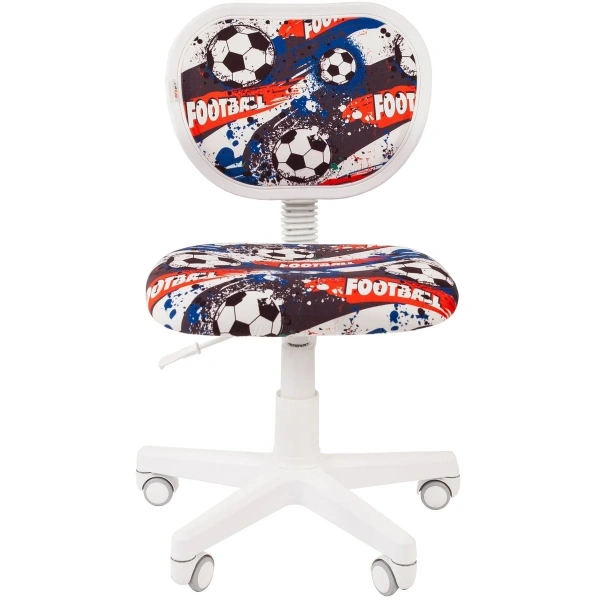 Детское компьютерное кресло CHAIRJET KIDS 106, велюр, принт футбол