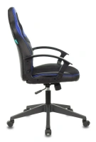 Геймерское кресло VIKING 2 AERO, экокожа/ткань, черный/синий