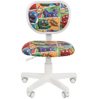 Детское компьютерное кресло CHAIRJET KIDS 106, велюр, принт монстры