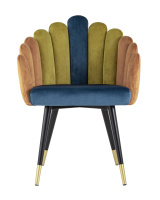 Кресло Камелия сине-зеленый