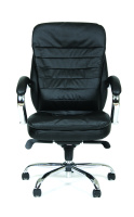 Офисное кресло Chairman 795 Россия кожа черная