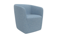 Мягкое кресло Ингрид С-12 Рогожка Kiton 11 (голубая)