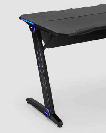 Стол геймерский TopChairs Space LED черный Стол геймерский TopChairs Space LED черный