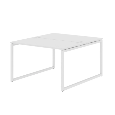 Стол 2-х местный XTEN-Q, 120х140, Белый/Белый