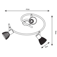 Спот Arte Lamp A5062PL-3AB Parry